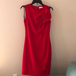Red Calvin Klein Dress